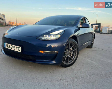 Синий Тесла Модель 3, объемом двигателя 0 л и пробегом 80 тыс. км за 21500 $, фото 5 на Automoto.ua
