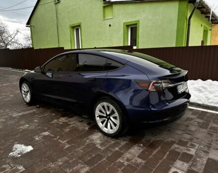 Синий Тесла Модель 3, объемом двигателя 0 л и пробегом 123 тыс. км за 21500 $, фото 1 на Automoto.ua