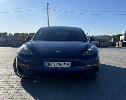 Синій Тесла Модель 3, об'ємом двигуна 0 л та пробігом 28 тис. км за 24500 $, фото 1 на Automoto.ua