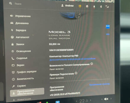 Синий Тесла Модель 3, объемом двигателя 0 л и пробегом 53 тыс. км за 22000 $, фото 15 на Automoto.ua