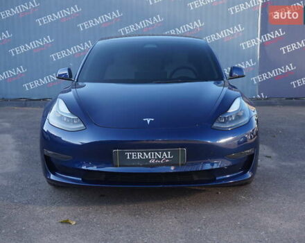 Синий Тесла Модель 3, объемом двигателя 0 л и пробегом 58 тыс. км за 22900 $, фото 2 на Automoto.ua