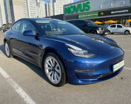 Синій Тесла Модель 3, об'ємом двигуна 0 л та пробігом 35 тис. км за 19900 $, фото 2 на Automoto.ua