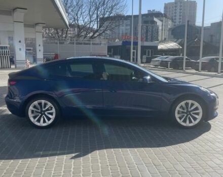 Синий Тесла Модель 3, объемом двигателя 0 л и пробегом 38 тыс. км за 21300 $, фото 3 на Automoto.ua