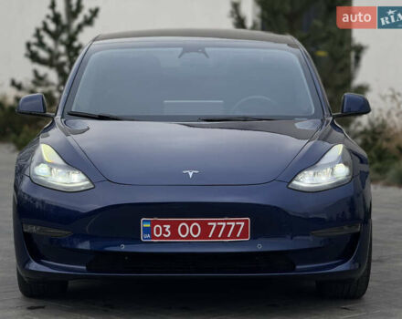 Синій Тесла Модель 3, об'ємом двигуна 0 л та пробігом 97 тис. км за 18700 $, фото 1 на Automoto.ua