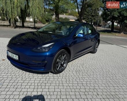 Синий Тесла Модель 3, объемом двигателя 0 л и пробегом 100 тыс. км за 20900 $, фото 1 на Automoto.ua