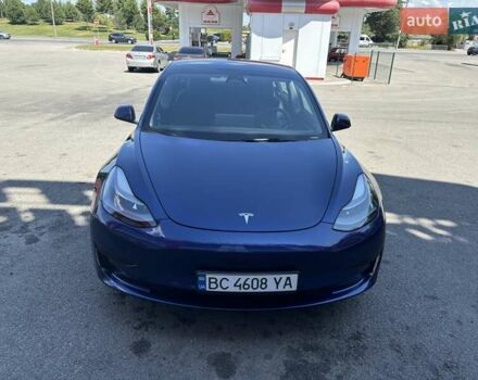 Синий Тесла Модель 3, объемом двигателя 0 л и пробегом 23 тыс. км за 25500 $, фото 5 на Automoto.ua