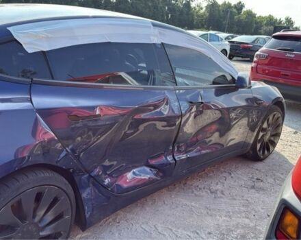 Синий Тесла Модель 3, объемом двигателя 0 л и пробегом 90 тыс. км за 18500 $, фото 4 на Automoto.ua