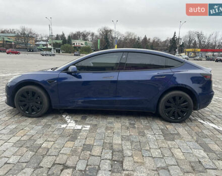 Синий Тесла Модель 3, объемом двигателя 0 л и пробегом 68 тыс. км за 20900 $, фото 3 на Automoto.ua