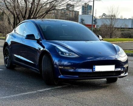 Синий Тесла Модель 3, объемом двигателя 0 л и пробегом 17 тыс. км за 13000 $, фото 2 на Automoto.ua