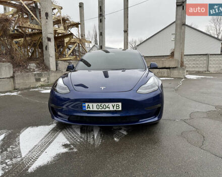 Синий Тесла Модель 3, объемом двигателя 0 л и пробегом 32 тыс. км за 26500 $, фото 1 на Automoto.ua