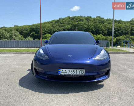 Синий Тесла Модель 3, объемом двигателя 0 л и пробегом 60 тыс. км за 25150 $, фото 1 на Automoto.ua