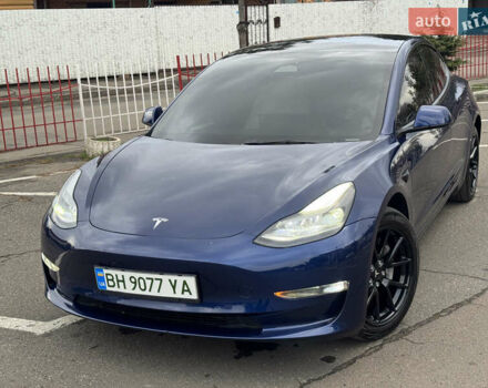 Синий Тесла Модель 3, объемом двигателя 0 л и пробегом 59 тыс. км за 20500 $, фото 1 на Automoto.ua