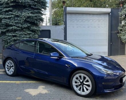 Синий Тесла Модель 3, объемом двигателя 0 л и пробегом 26 тыс. км за 23500 $, фото 7 на Automoto.ua