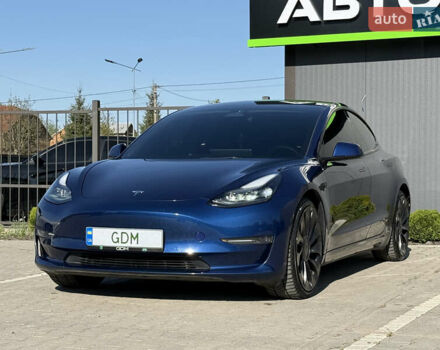 Синій Тесла Модель 3, об'ємом двигуна 0 л та пробігом 55 тис. км за 24400 $, фото 7 на Automoto.ua