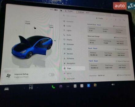Синий Тесла Модель 3, объемом двигателя 0 л и пробегом 142 тыс. км за 12300 $, фото 8 на Automoto.ua