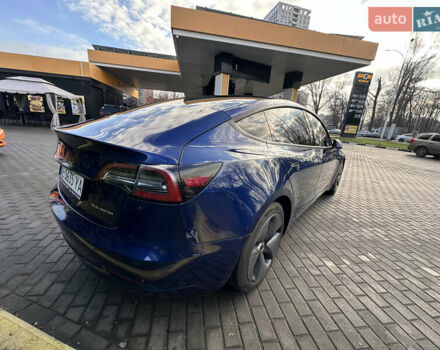 Синий Тесла Модель 3, объемом двигателя 0 л и пробегом 37 тыс. км за 21999 $, фото 5 на Automoto.ua