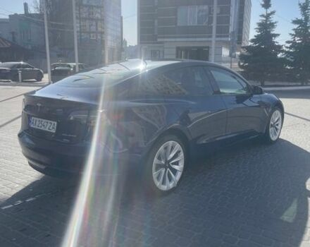 Синий Тесла Модель 3, объемом двигателя 0 л и пробегом 38 тыс. км за 21300 $, фото 4 на Automoto.ua