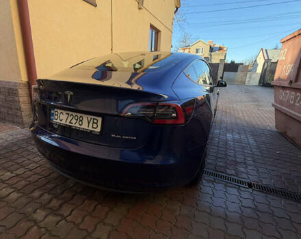 Синій Тесла Модель 3, об'ємом двигуна 0 л та пробігом 50 тис. км за 21900 $, фото 1 на Automoto.ua