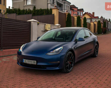 Синій Тесла Модель 3, об'ємом двигуна 0 л та пробігом 27 тис. км за 34999 $, фото 2 на Automoto.ua