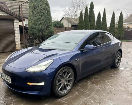 Синий Тесла Модель 3, объемом двигателя 0 л и пробегом 55 тыс. км за 21000 $, фото 1 на Automoto.ua