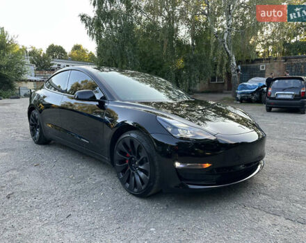 Синий Тесла Модель 3, объемом двигателя 0 л и пробегом 33 тыс. км за 24499 $, фото 2 на Automoto.ua