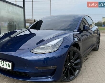 Синій Тесла Модель 3, об'ємом двигуна 0 л та пробігом 47 тис. км за 25900 $, фото 2 на Automoto.ua