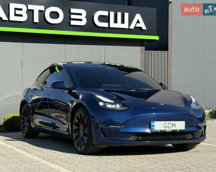 Синій Тесла Модель 3, об'ємом двигуна 0 л та пробігом 55 тис. км за 24400 $, фото 6 на Automoto.ua