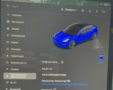 Синий Тесла Модель 3, объемом двигателя 0 л и пробегом 114 тыс. км за 19250 $, фото 19 на Automoto.ua