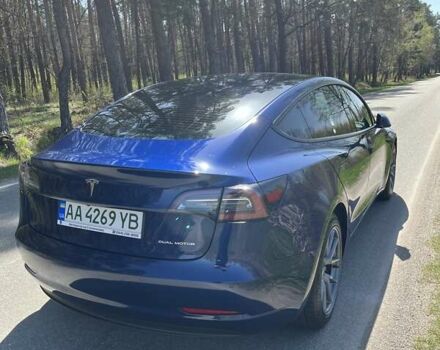 Синий Тесла Модель 3, объемом двигателя 0 л и пробегом 55 тыс. км за 25000 $, фото 3 на Automoto.ua