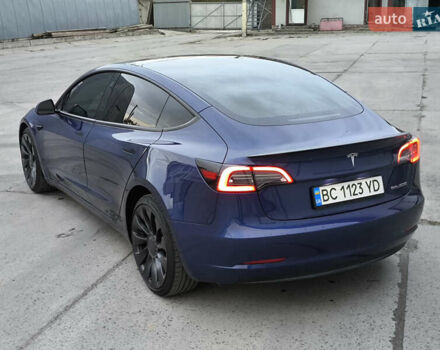 Синий Тесла Модель 3, объемом двигателя 0 л и пробегом 37 тыс. км за 24900 $, фото 7 на Automoto.ua