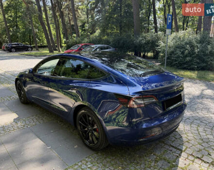 Синий Тесла Модель 3, объемом двигателя 0 л и пробегом 50 тыс. км за 28500 $, фото 2 на Automoto.ua