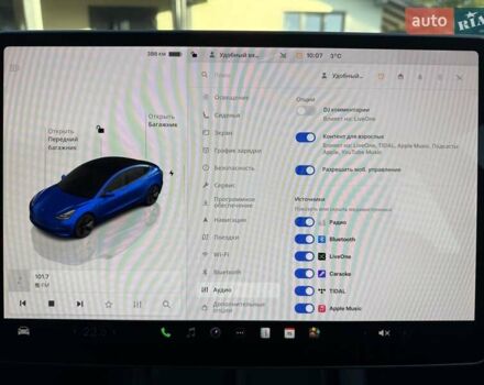 Синій Тесла Модель 3, об'ємом двигуна 0 л та пробігом 21 тис. км за 20999 $, фото 139 на Automoto.ua