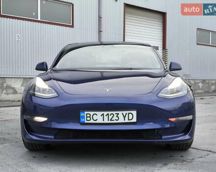 Синий Тесла Модель 3, объемом двигателя 0 л и пробегом 37 тыс. км за 24900 $, фото 5 на Automoto.ua