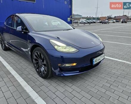 Синий Тесла Модель 3, объемом двигателя 0 л и пробегом 23 тыс. км за 26449 $, фото 8 на Automoto.ua