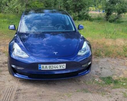 Синій Тесла Модель 3, об'ємом двигуна 0 л та пробігом 4 тис. км за 24700 $, фото 1 на Automoto.ua