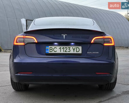 Синий Тесла Модель 3, объемом двигателя 0 л и пробегом 37 тыс. км за 24900 $, фото 12 на Automoto.ua