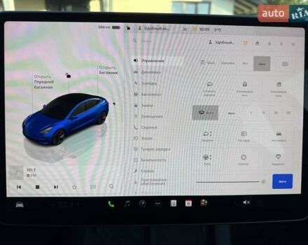 Синій Тесла Модель 3, об'ємом двигуна 0 л та пробігом 21 тис. км за 20999 $, фото 125 на Automoto.ua