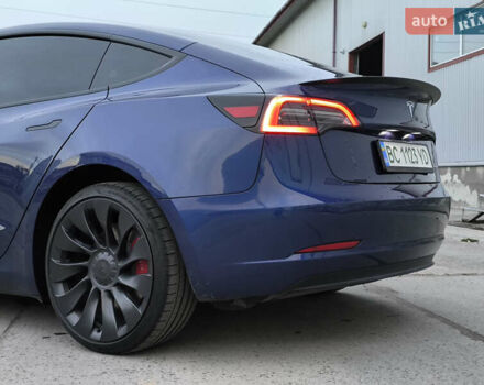Синий Тесла Модель 3, объемом двигателя 0 л и пробегом 37 тыс. км за 24900 $, фото 15 на Automoto.ua
