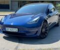Синий Тесла Модель 3, объемом двигателя 0 л и пробегом 63 тыс. км за 23890 $, фото 1 на Automoto.ua