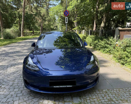 Синий Тесла Модель 3, объемом двигателя 0 л и пробегом 50 тыс. км за 28500 $, фото 6 на Automoto.ua