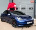 Синий Тесла Модель 3, объемом двигателя 0 л и пробегом 63 тыс. км за 25999 $, фото 1 на Automoto.ua