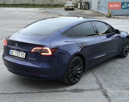 Синий Тесла Модель 3, объемом двигателя 0 л и пробегом 37 тыс. км за 24900 $, фото 8 на Automoto.ua