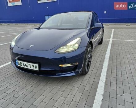 Синий Тесла Модель 3, объемом двигателя 0 л и пробегом 23 тыс. км за 26449 $, фото 3 на Automoto.ua