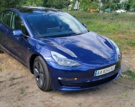 Синій Тесла Модель 3, об'ємом двигуна 0 л та пробігом 4 тис. км за 24700 $, фото 2 на Automoto.ua