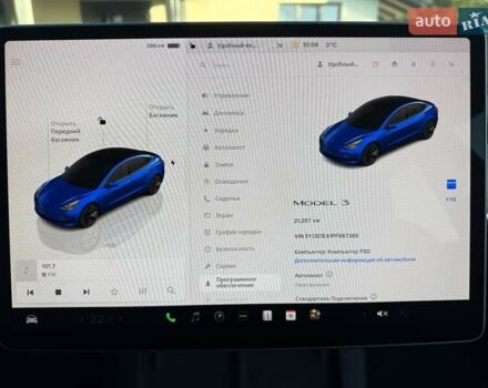 Синій Тесла Модель 3, об'ємом двигуна 0 л та пробігом 21 тис. км за 20999 $, фото 133 на Automoto.ua