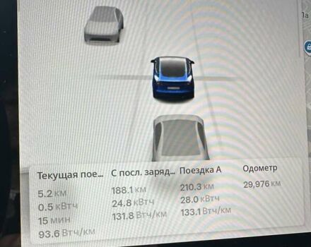 Синій Тесла Модель 3, об'ємом двигуна 0 л та пробігом 30 тис. км за 23000 $, фото 10 на Automoto.ua