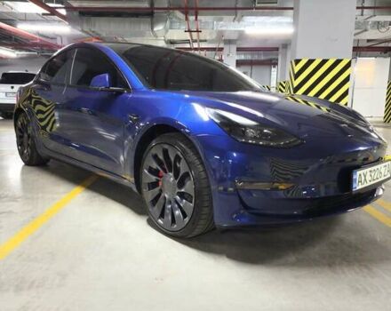 Синій Тесла Модель 3, об'ємом двигуна 0 л та пробігом 8 тис. км за 26999 $, фото 1 на Automoto.ua