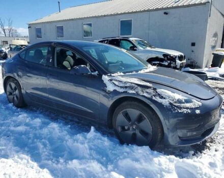 Синий Тесла Модель 3, объемом двигателя 0 л и пробегом 30 тыс. км за 9000 $, фото 3 на Automoto.ua