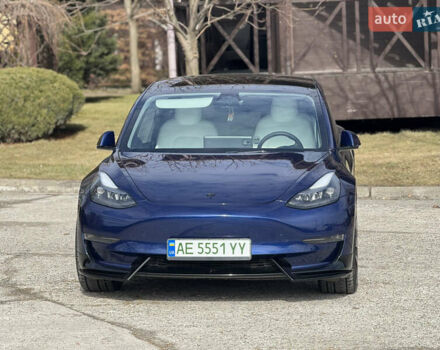Синій Тесла Модель 3, об'ємом двигуна 0 л та пробігом 44 тис. км за 24999 $, фото 1 на Automoto.ua
