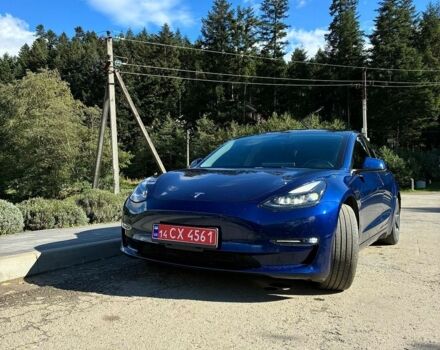 Синий Тесла Модель 3, объемом двигателя 0 л и пробегом 116 тыс. км за 22500 $, фото 1 на Automoto.ua